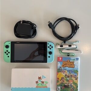 Nintendo Switch Console with Animal Crossing